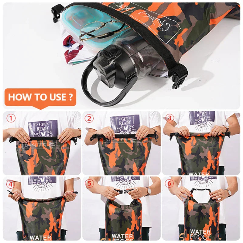 Spacious Travel and Sports Bag – Waterproof Backpack with Wet/Dry Compartments for Swimming and Gym