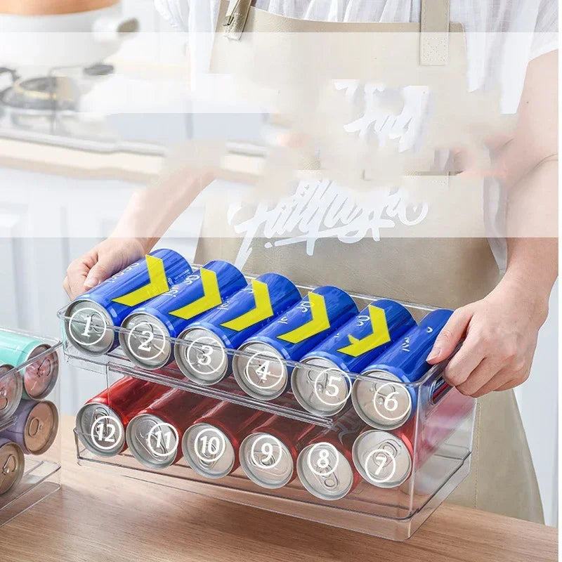 Clear Refrigerator Storage Organizer