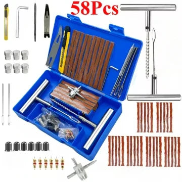 Vehicle Tire Repair Kit for Cars and Motorcycles