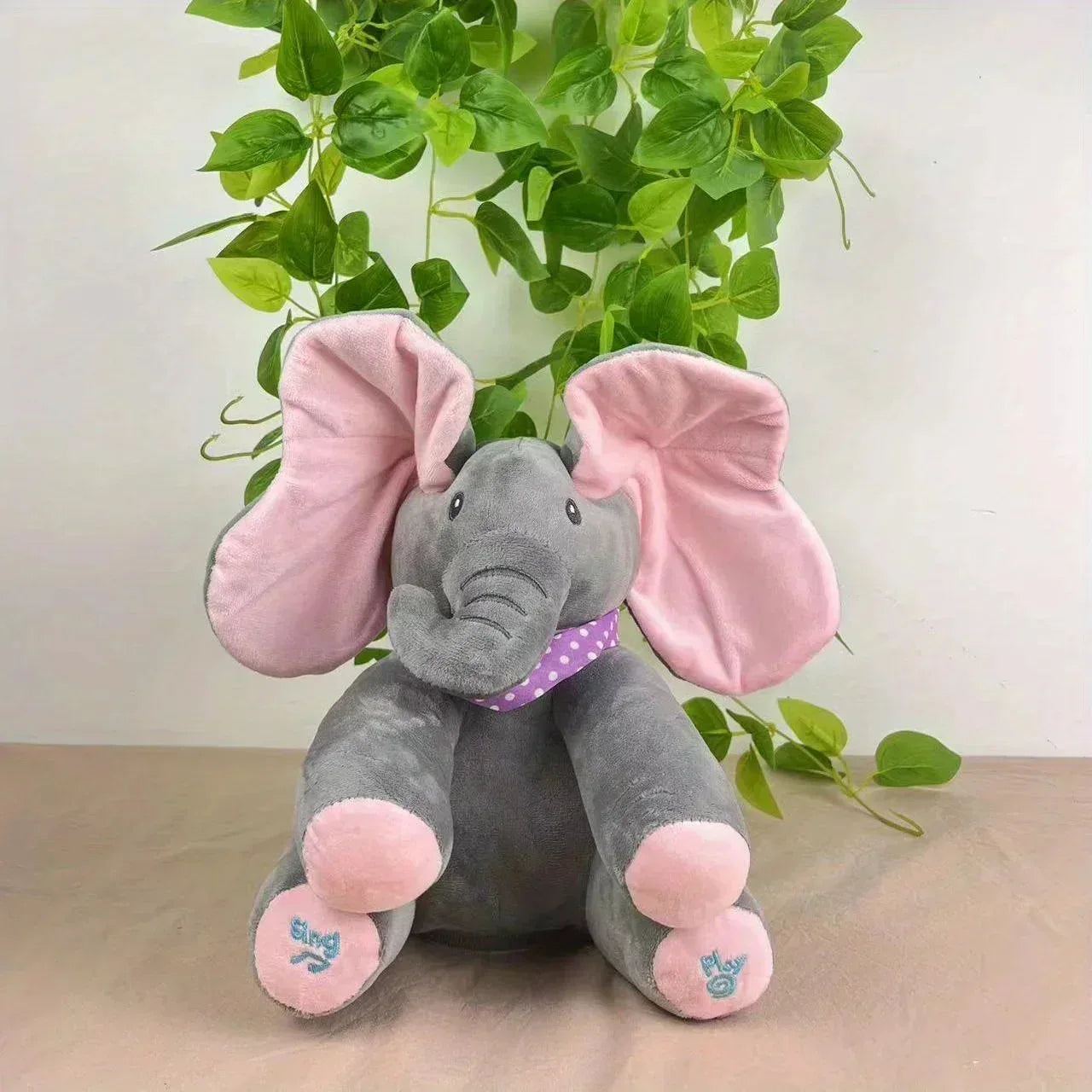 PeekPal™ – Talking Elephant Plush That Plays, Sings & Delights
