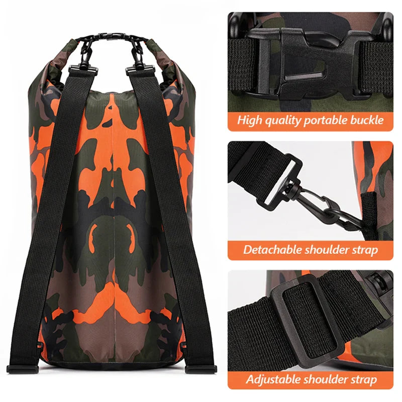 Spacious Travel and Sports Bag – Waterproof Backpack with Wet/Dry Compartments for Swimming and Gym