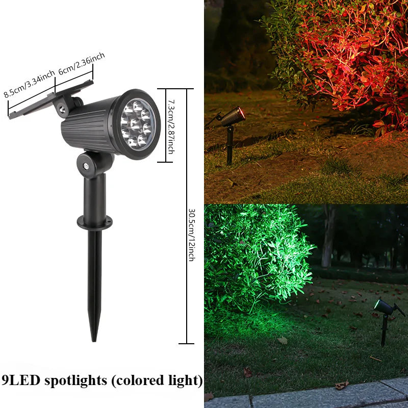 Outdoor Solar LED Garden Spotlight