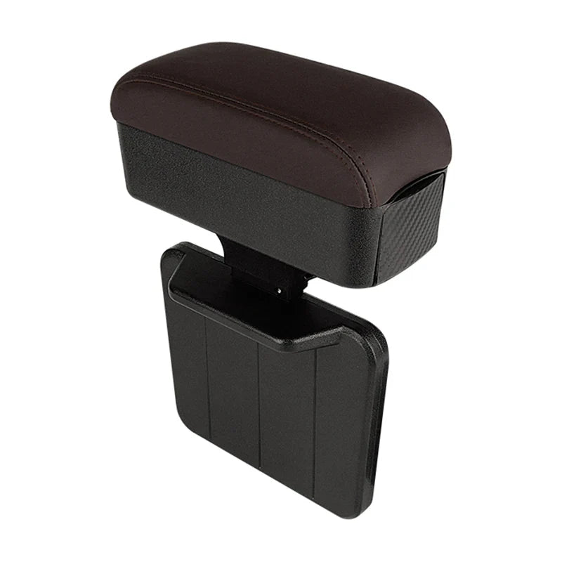 Car Armrest Organizer with Cup Holder