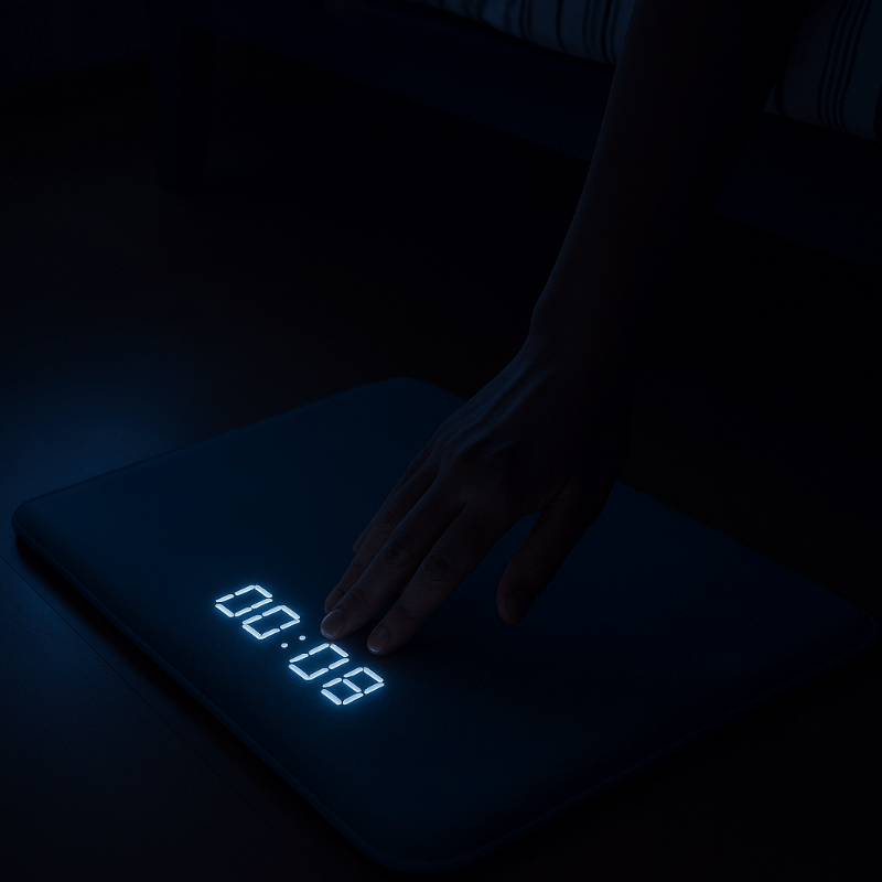 Smart Alarm Clock Rug with Pressure Sensor for Deep Sleepers