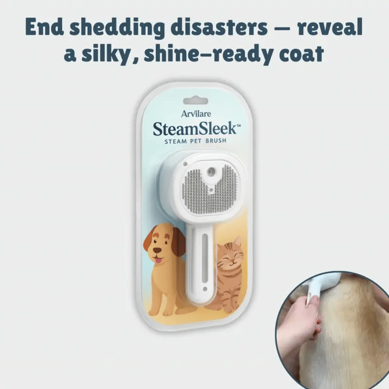 SteamSleek™ — End Shedding Struggles and Gift Your Pet a Silky, Stress-Free Glow