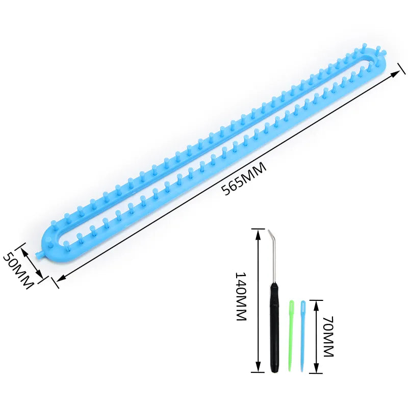 Knitting Loom Without Needles | Easy Wrapping Method | Compact Portable Design | LoopCraft