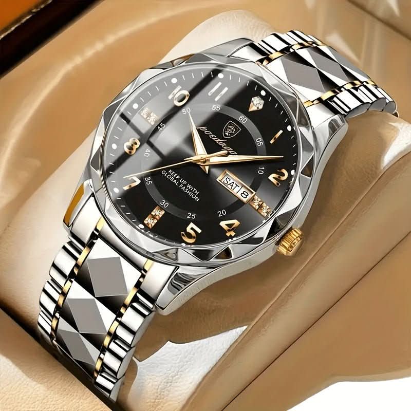 Water Resistant Sports Watch for Men with Chronograph and Alarm Functions