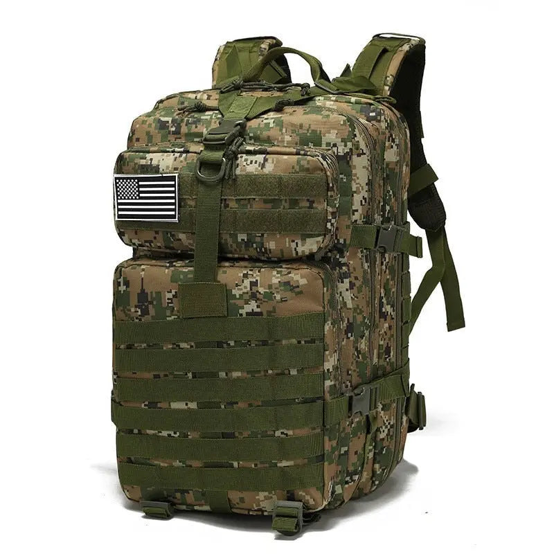 50-Liter Tactical Backpack for Outdoor Activities and Travel