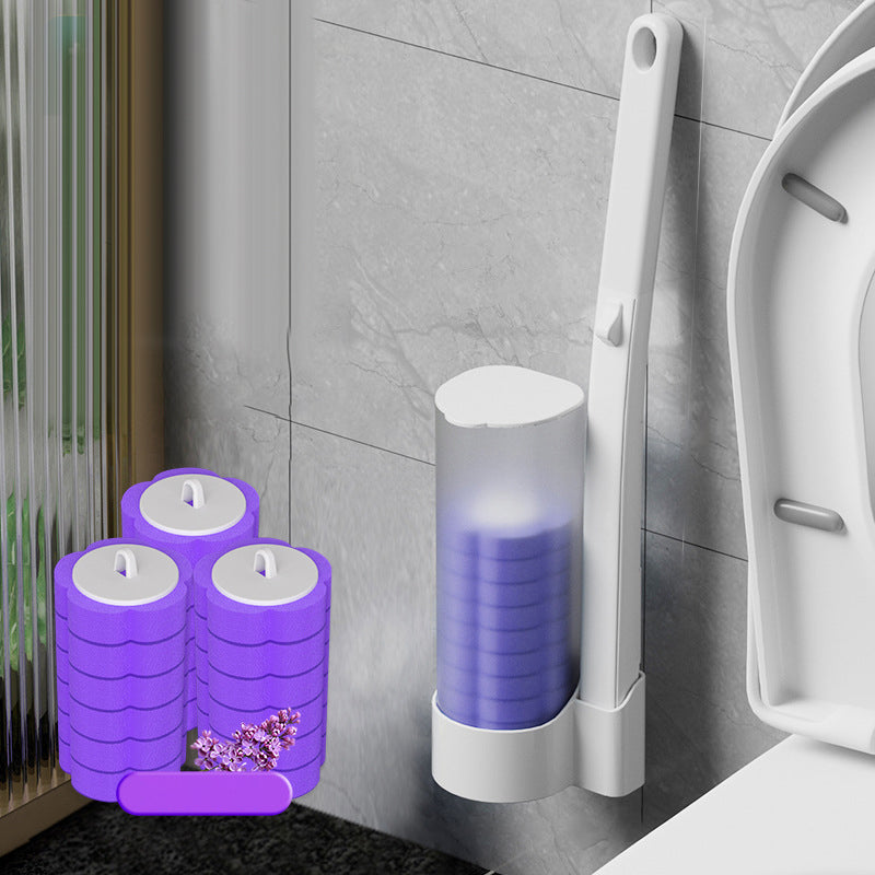 Disposable Toilet Scrubber | Antibacterial | Hygienic Sponge Tips | CleanClick