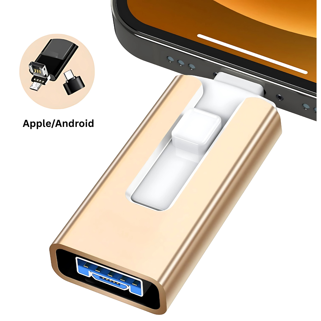 USB Drive | Additional Storage | Multi-Port File Transfer | SnapStick