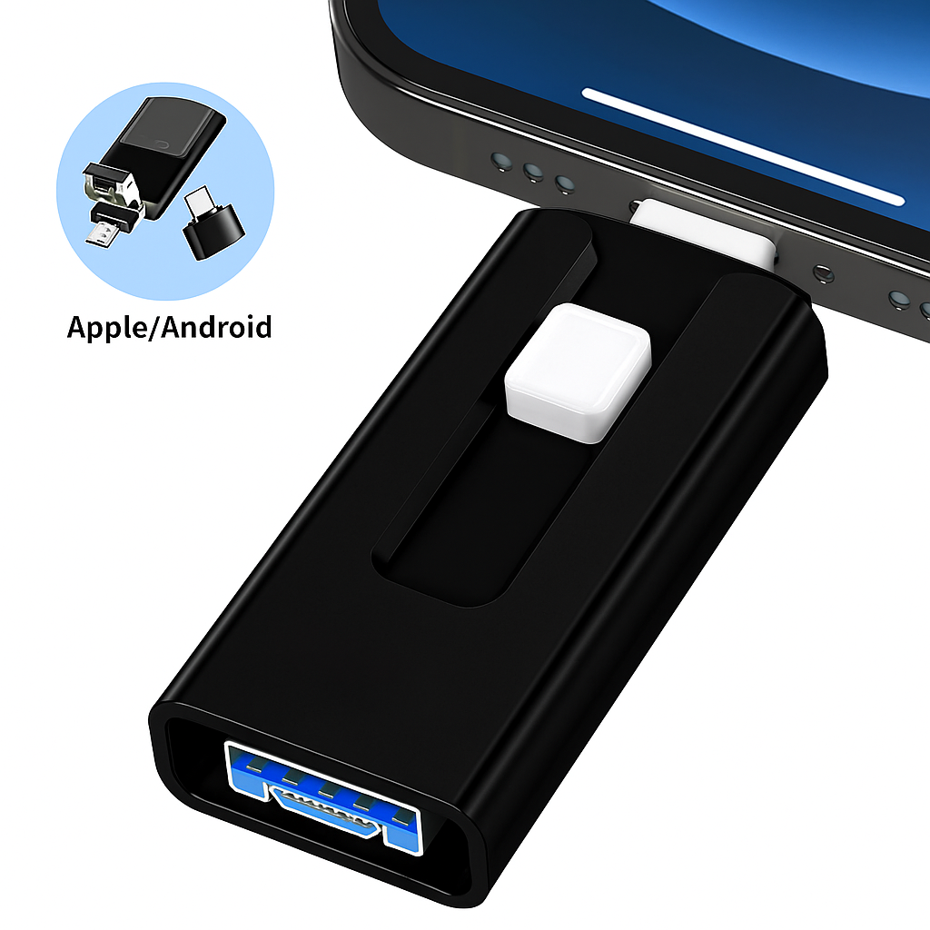 USB Drive | Additional Storage | Multi-Port File Transfer | SnapStick