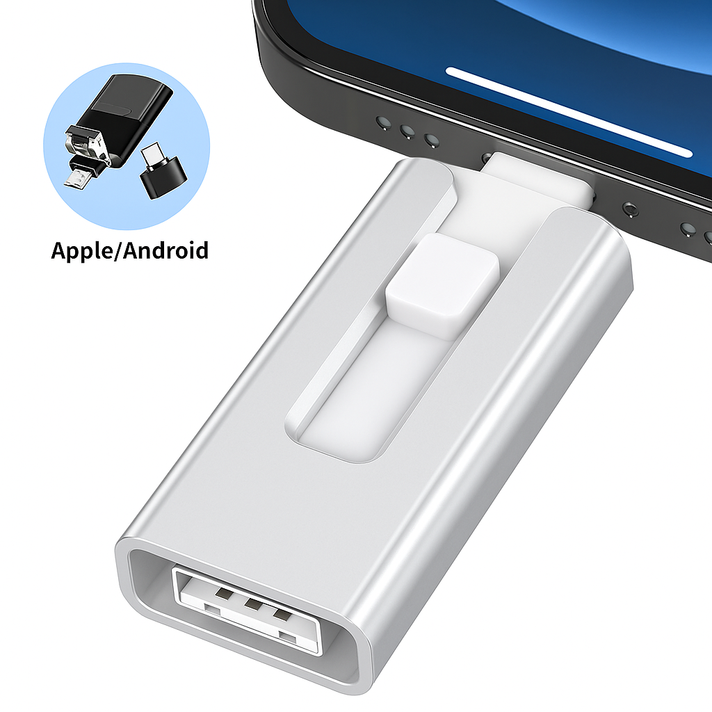 USB Drive | Additional Storage | Multi-Port File Transfer | SnapStick