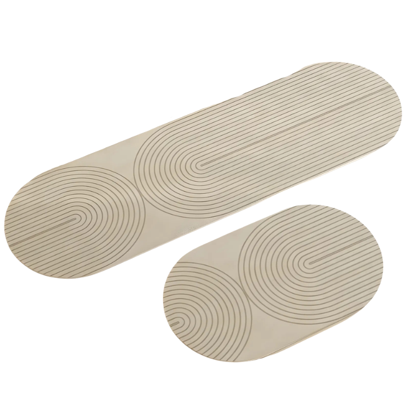 Absorbent and Washable Non-Slip Mat Set