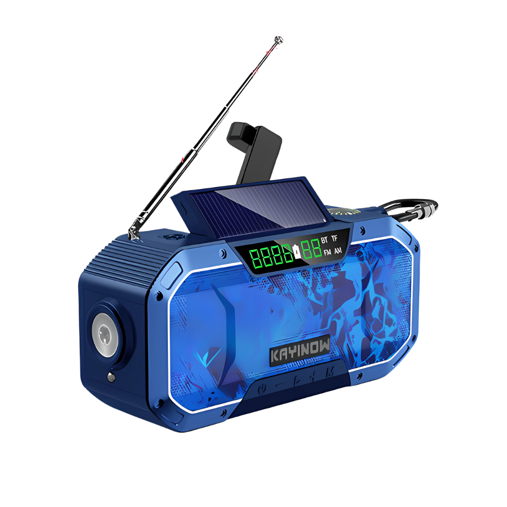 Multi-Function Safety Radio for Outdoor Use – Extended Battery Emergency Radio
