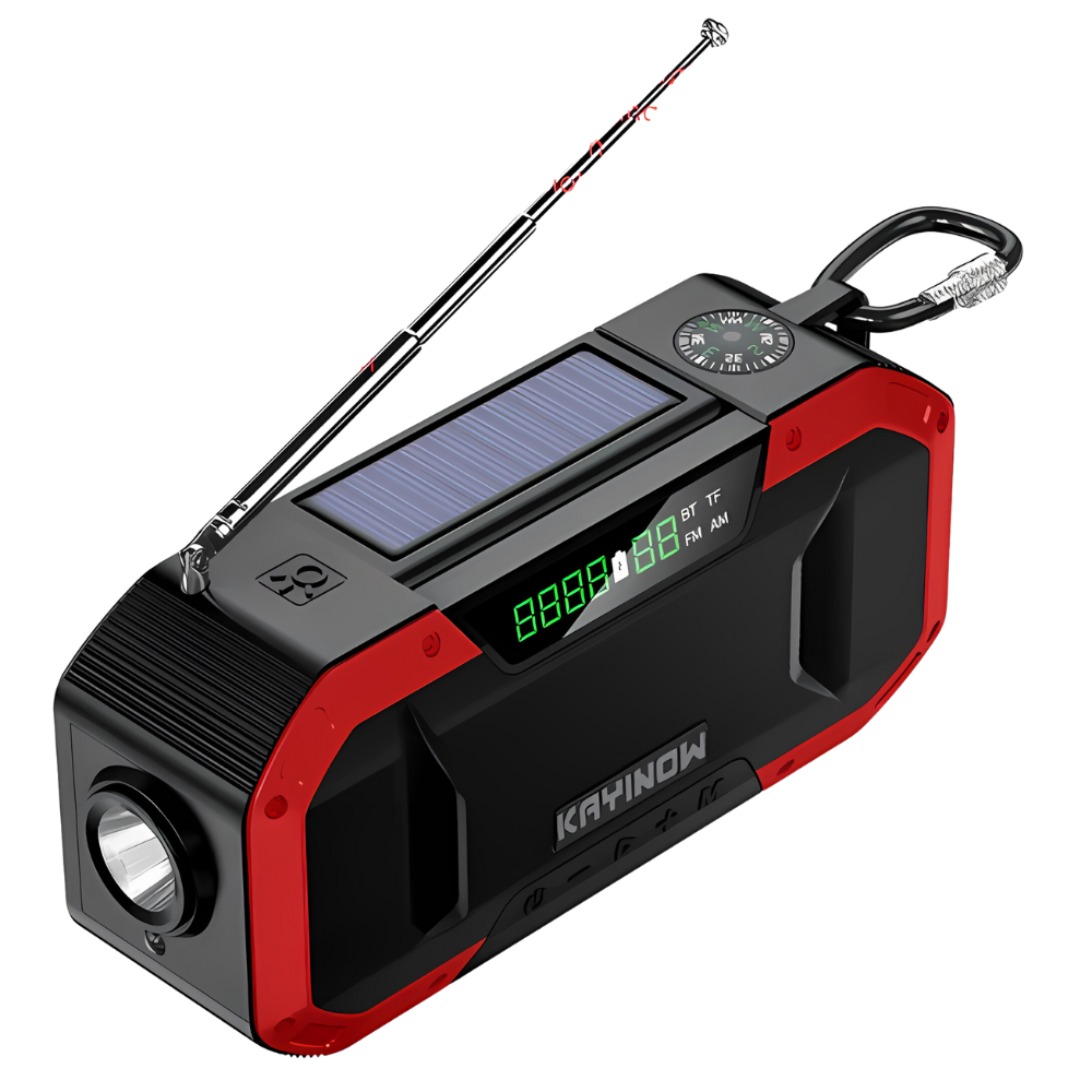 Multi-Function Safety Radio for Outdoor Use – Extended Battery Emergency Radio