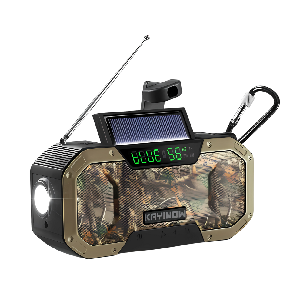 Multi-Function Safety Radio for Outdoor Use – Extended Battery Emergency Radio