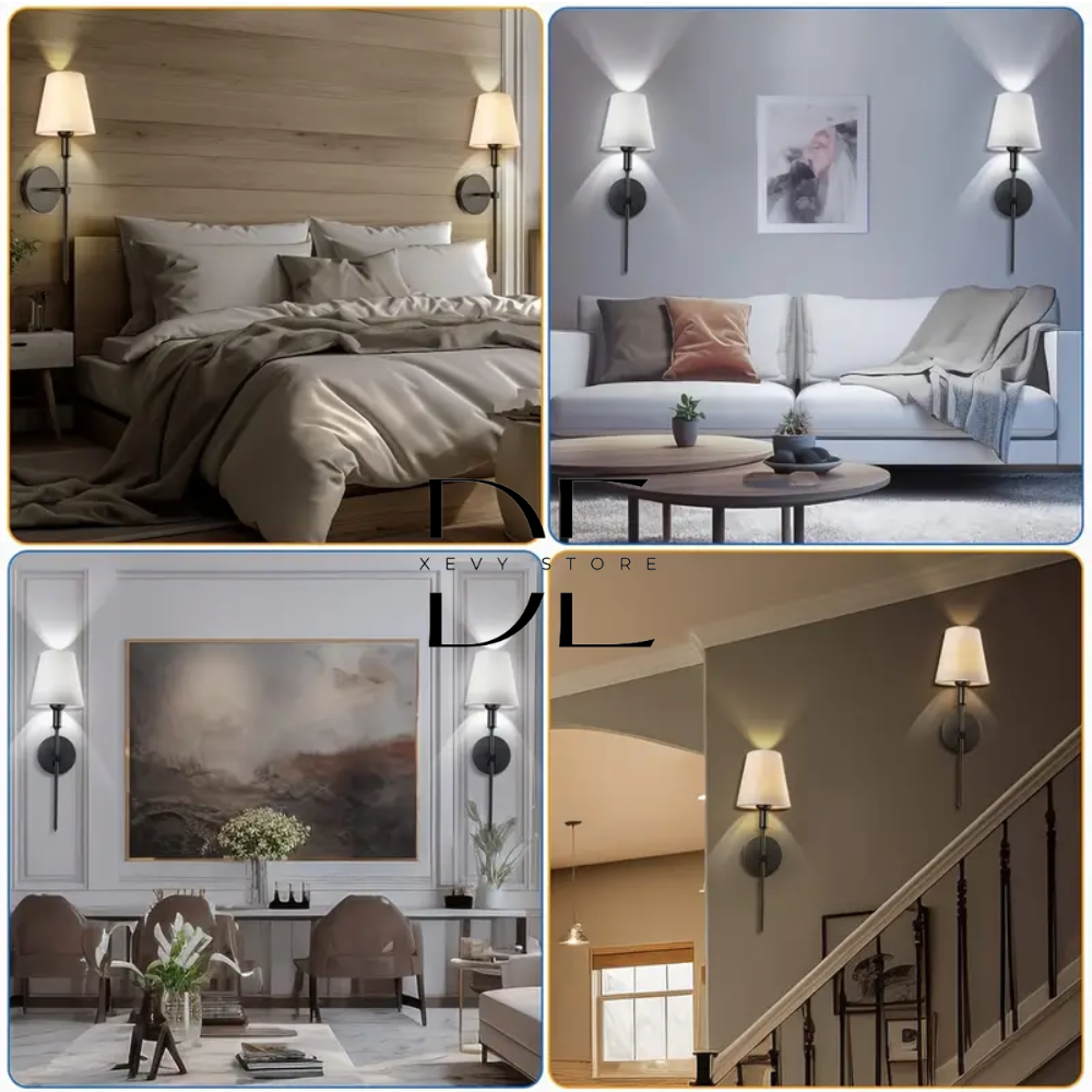 LuxeLumière™ - Transform Spaces with Stylish Wireless Wall Lighting