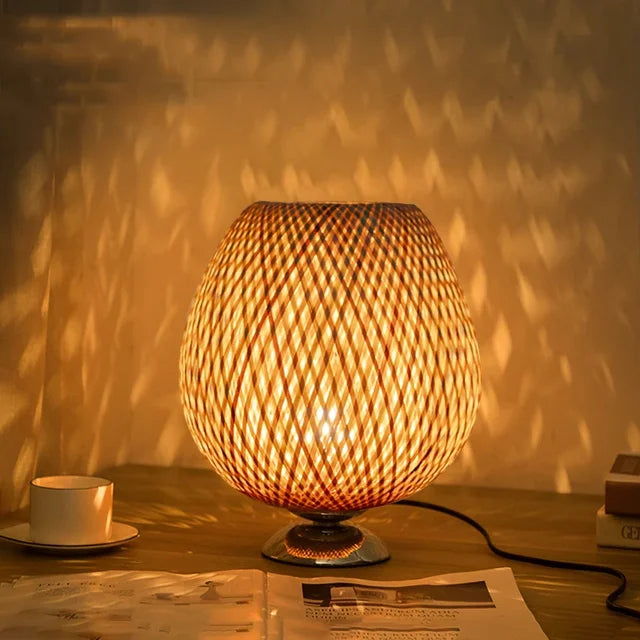 Naturlamp | Vintage Bamboo Table Lamp