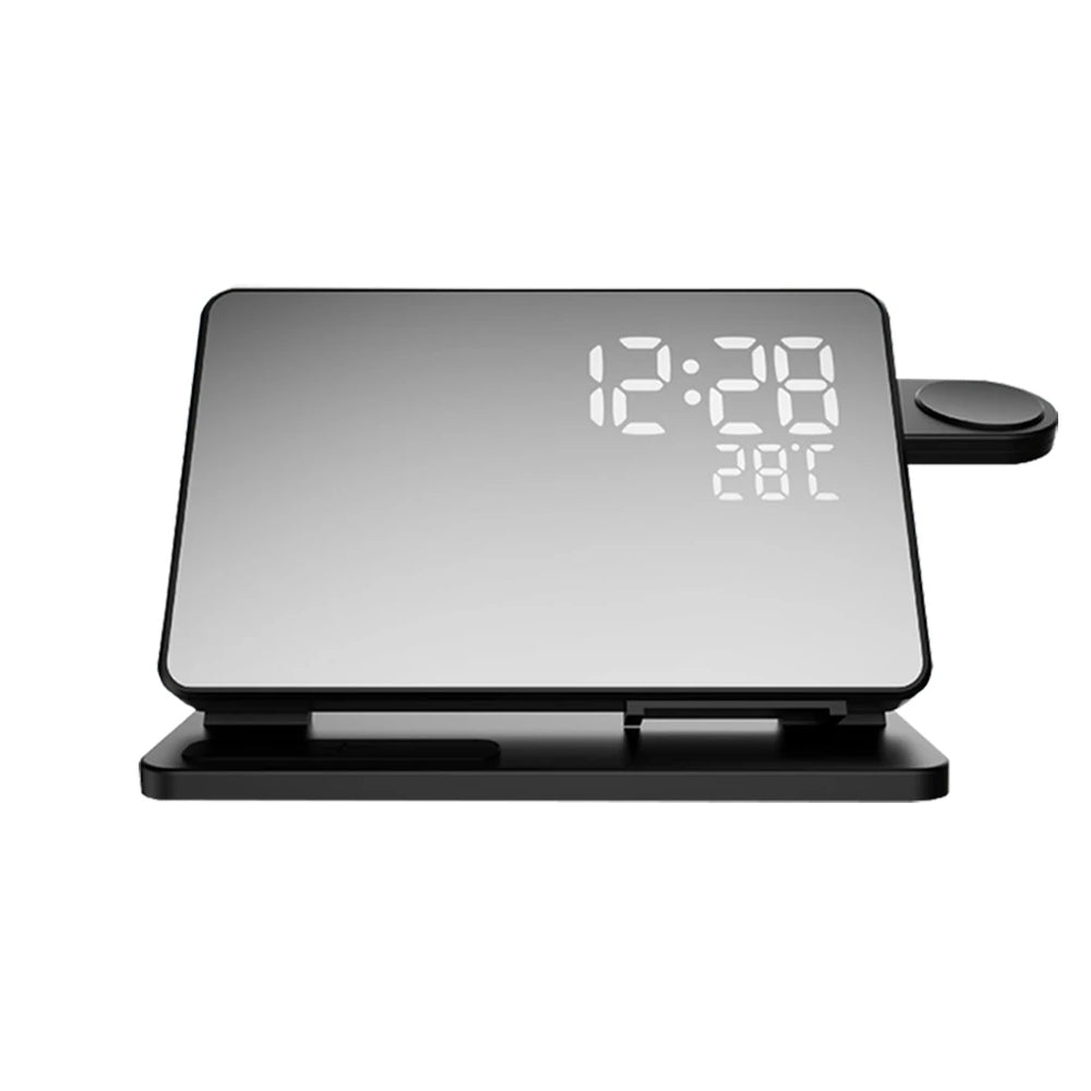 3-in-1 Charging Dock with Alarm Clock for iPhone, Apple Watch, AirPods
