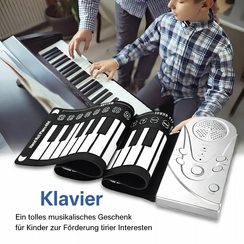 Portable Roll-Up Piano - Play Your Music Anytime, Anywhere