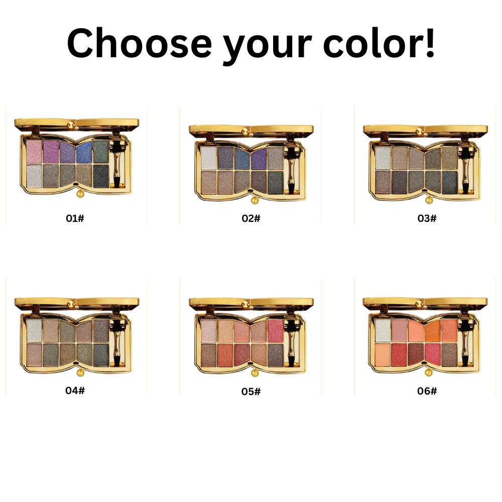 Your Beauty Diary 💟 | 10-color Glitter Eyeshadow Palette✨