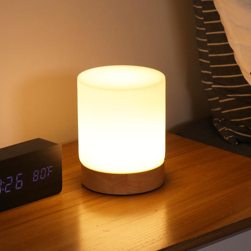 CylinderLight | Minimalist Table Lamp with Touch Function and 360° Lighting