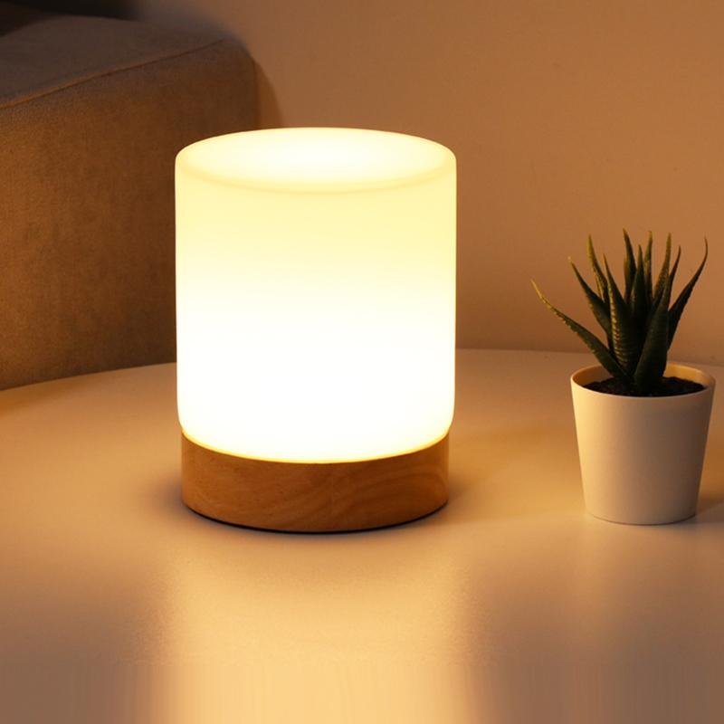 CylinderLight | Minimalist Table Lamp with Touch Function and 360° Lighting