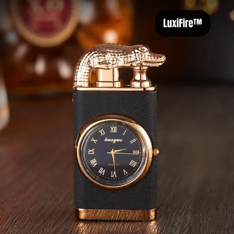 PyraLux™ Croc Flame — Ignite Your Legacy with Time and Power in Hand