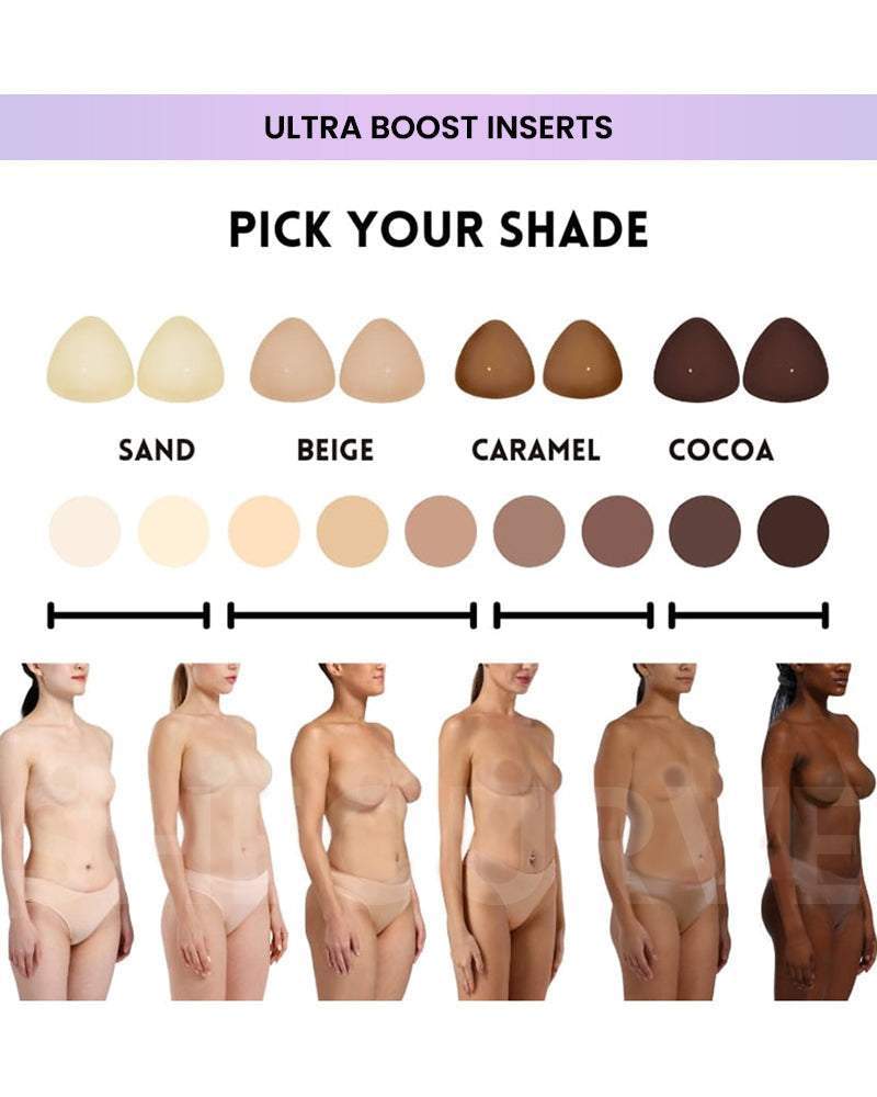 CurveBoost™ — Instantly Add 2 Cup Sizes Without Surgery | 40+ Reusable Wears