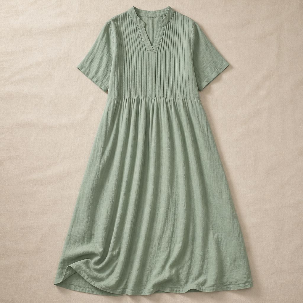 VexaLuxe™ Pleated Dress — Unleash Effortless Grace and All-Day Cool Confidence