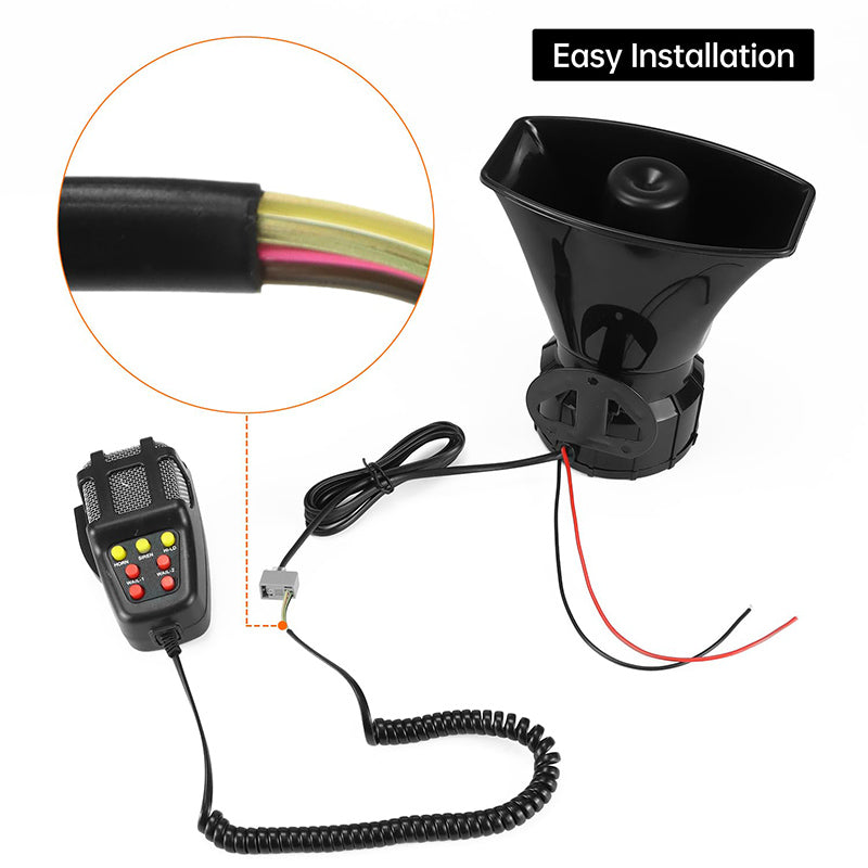 100W Alarm Horn – Transform Your Vehicle into a Fortress of Safety