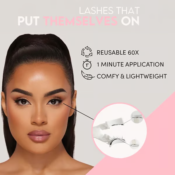 LashLuxe™ — Snap On All-Day Glamour Without the Glue Hassle