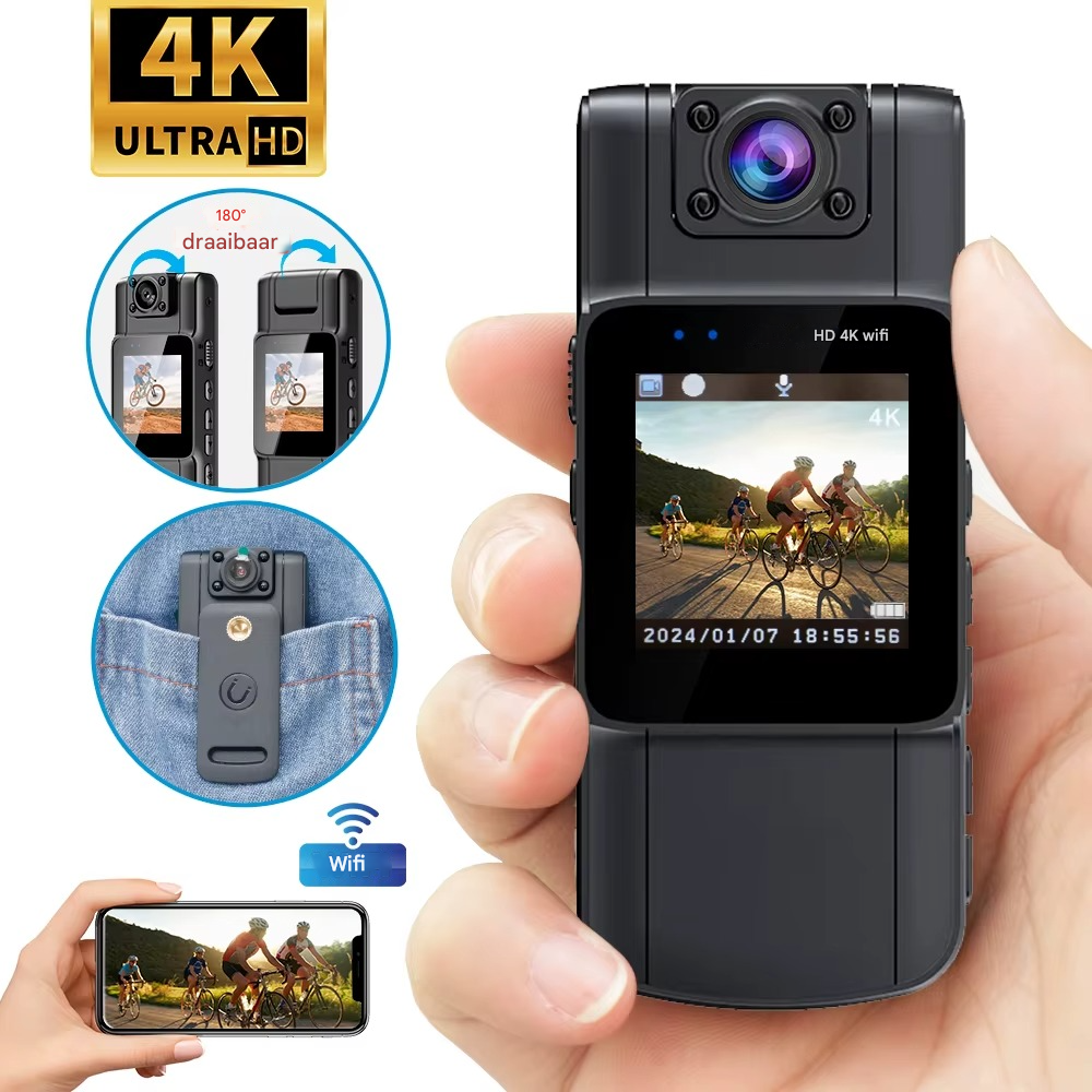 Compact Camera | 4K Video | Swivel Lens | SecureCam