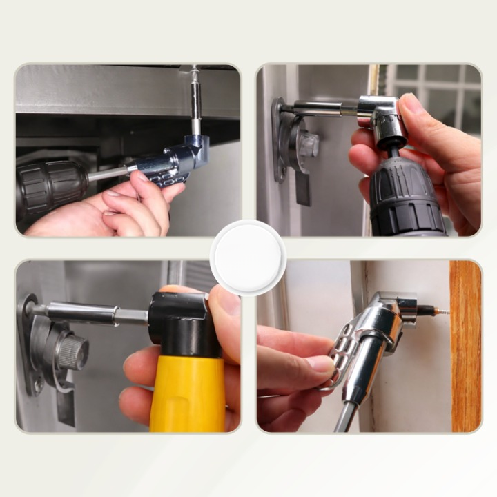 Angle Drill Attachment | Ideal for Confined Spaces | Magnetic Bit Holder | AngleCraft