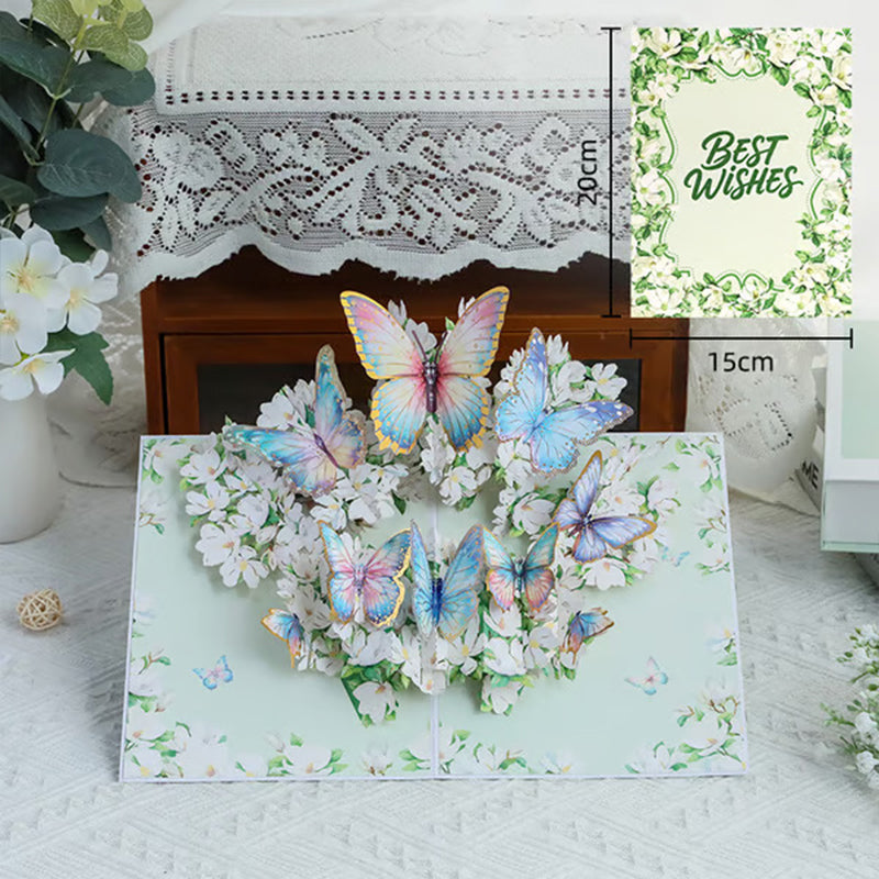 3D Pop-Up Card - Keep Love Alive with Stunning Floral Magic