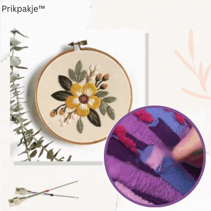 StitchAura™ Embroidery Needle Set — Craft Flawless Stitches That Bring Your Art to Life