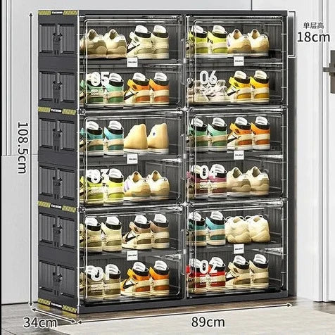 ClearStacker™ — Transform Clutter into Calm and Find Every Shoe Instantly