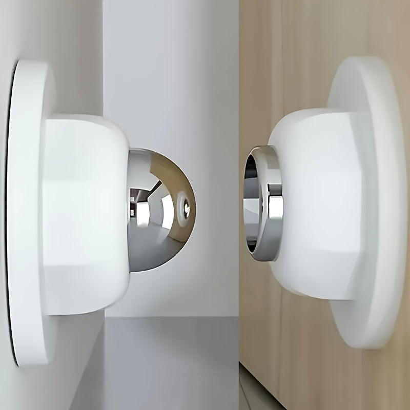 Magnetic Door Stopper - No Drilling Required