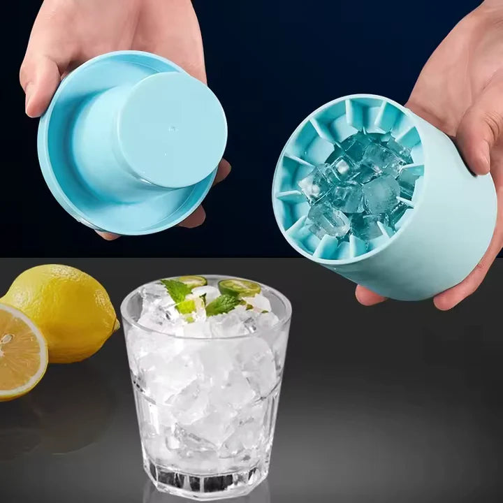 Silicone Mold for Perfect Ice Cubes - FrostFlex Design