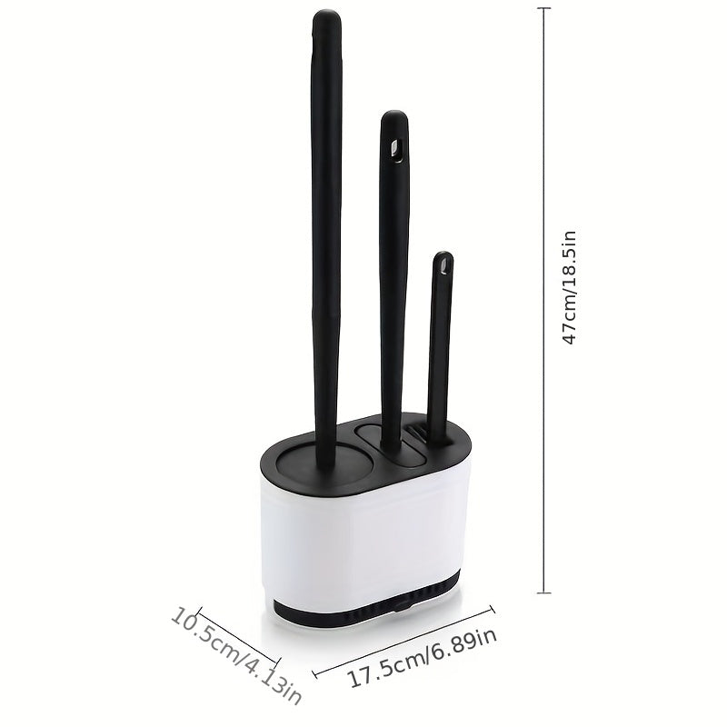 Silicone Toilet Brush with Holder