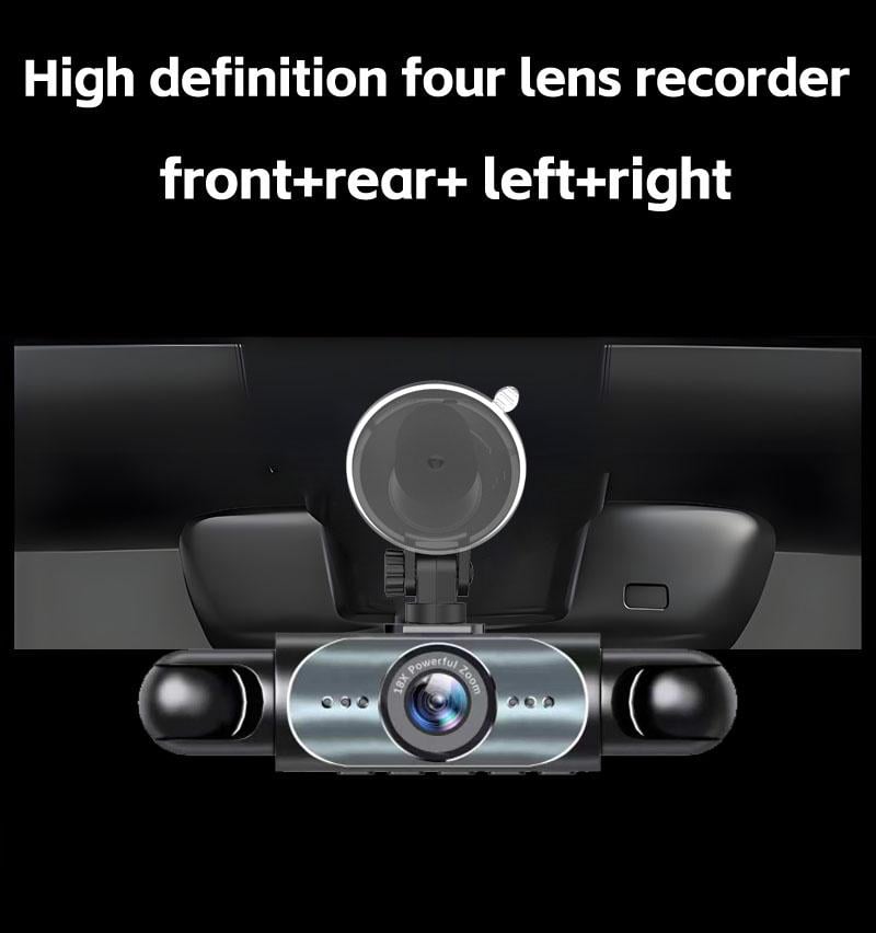 4-Channel Dashboard Camera – Comprehensive Protection for Worry-Free Driving