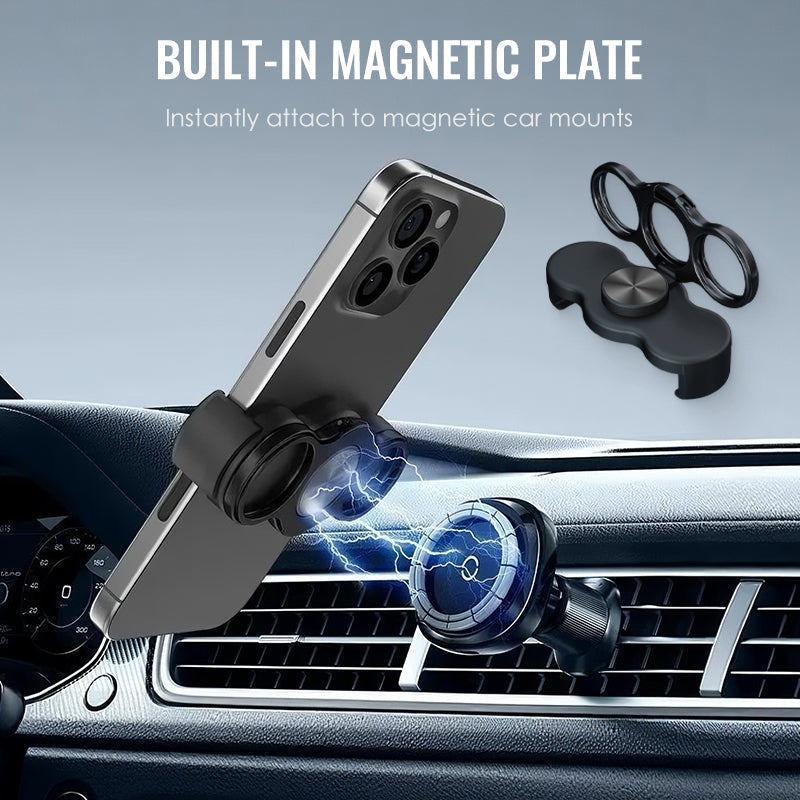 Multi-Ring Grip Holder for Secure Smartphone Use