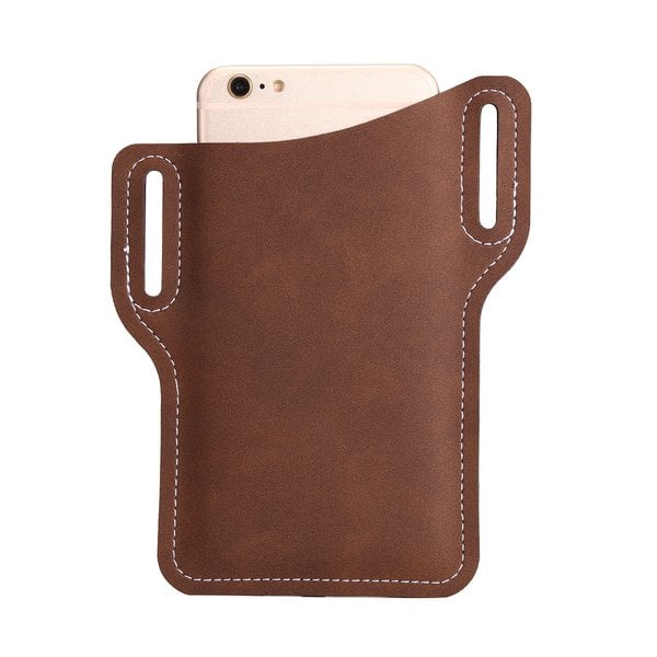 Elegant Leather Belt Bag for Your Smartphone