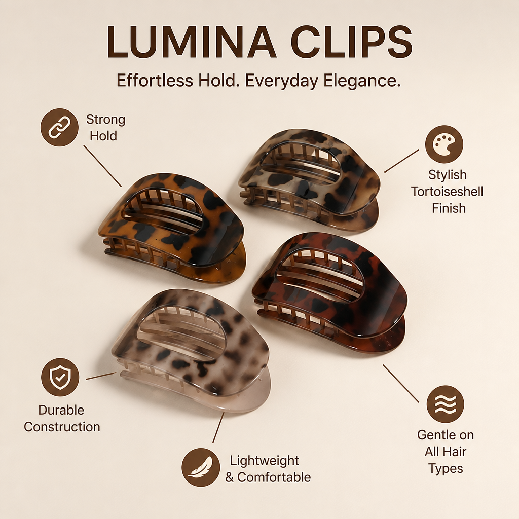 LuminaClips™ — Unshakable Hold That Elevates Your Style and Confidence Instantly