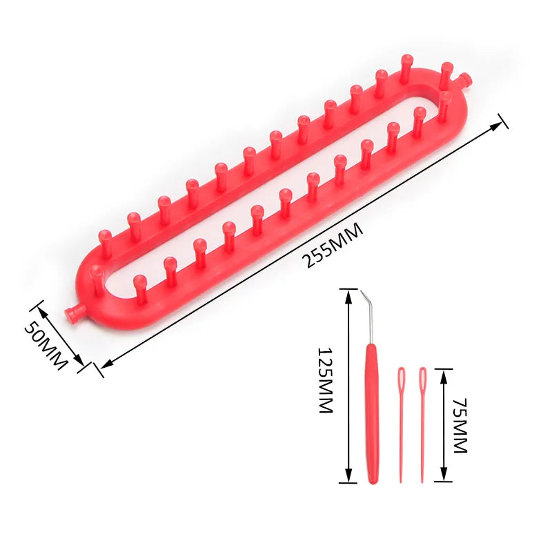 Knitting Loom Without Needles | Easy Wrapping Method | Compact Portable Design | LoopCraft