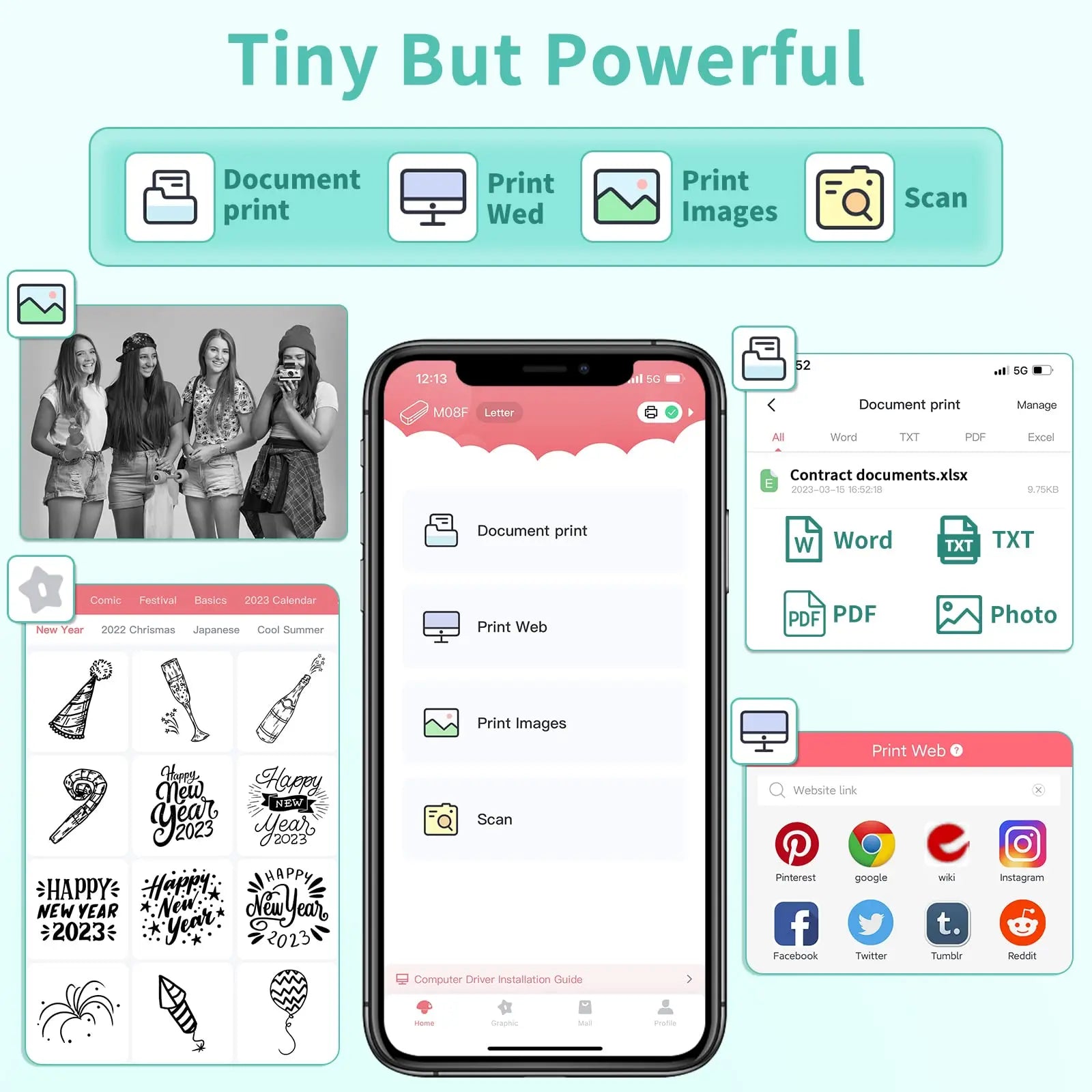 SwiftPrint™ Mini — Print Anywhere Instantly with Zero Mess and Total Freedom