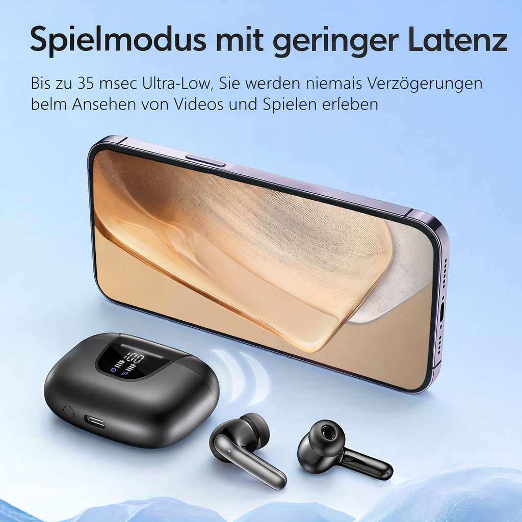 Wireless Earphones | In-Ear Headsets | Extended Listening Comfort & Crisp Calls | Voltiva