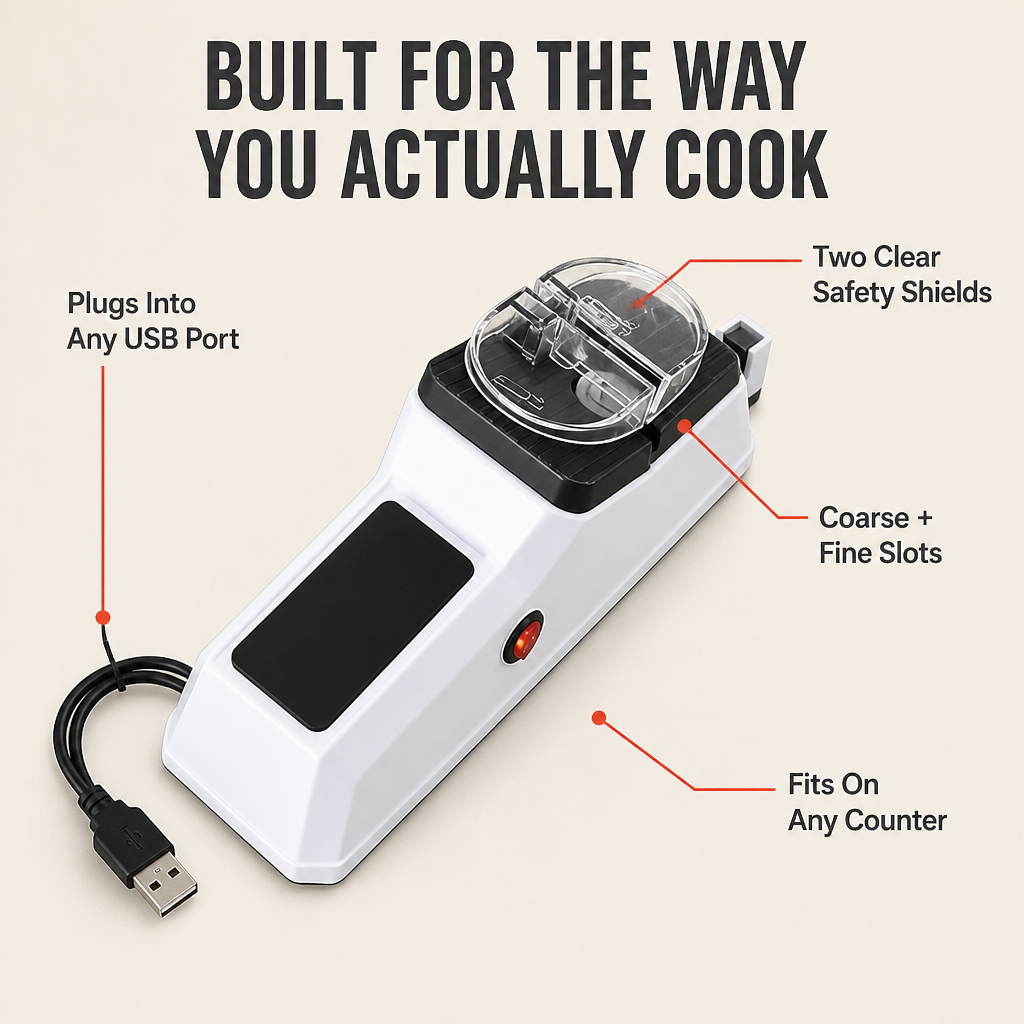 BladeCraft™ — Get Knives Sharp Enough to Glide Through Tomatoes Again