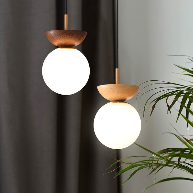Glass Sphere Ceiling Lamp