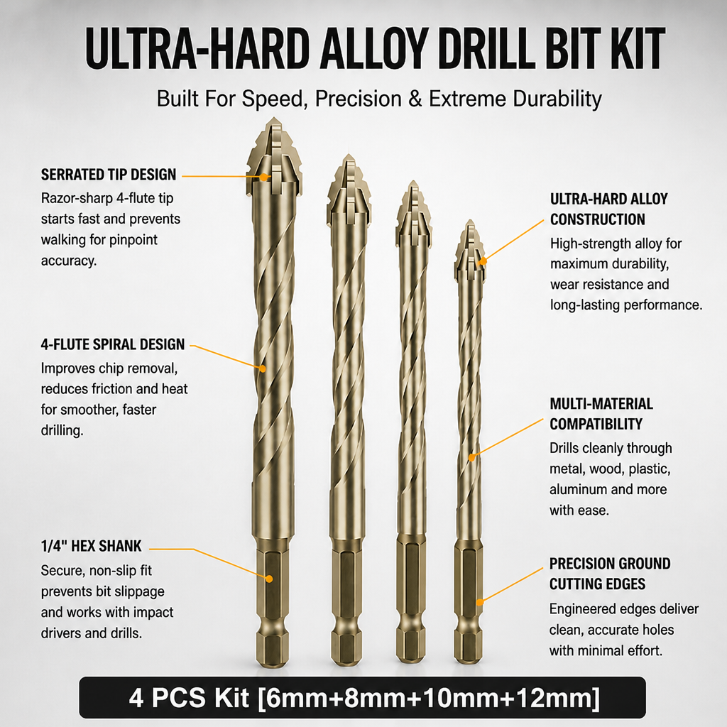 TitanEdge™ — Power Through Every Drill Job with Unstoppable Precision and Lasting Sharpness